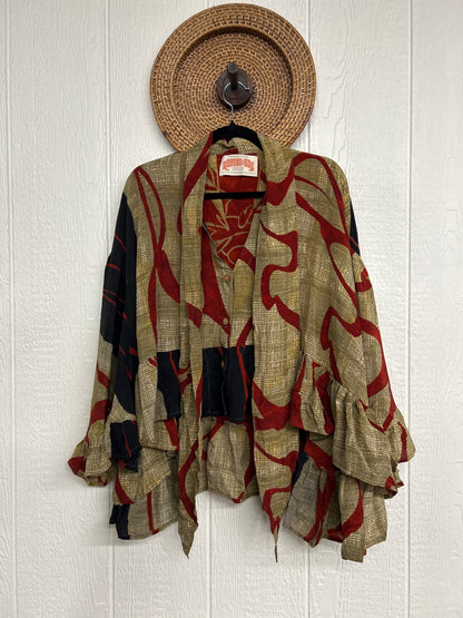 Crepe Sari Wild Rose Top 1225 135