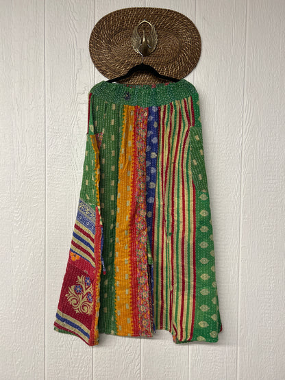 Pareo Kantha Butterfly Cargo Skirt 0426 120