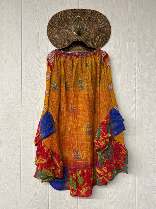 Pareo Kantha Wild Rose Skirt 0426 189