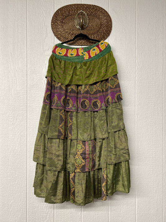 Rasgulla Sari Venus Ruffle Maxi 1125 022