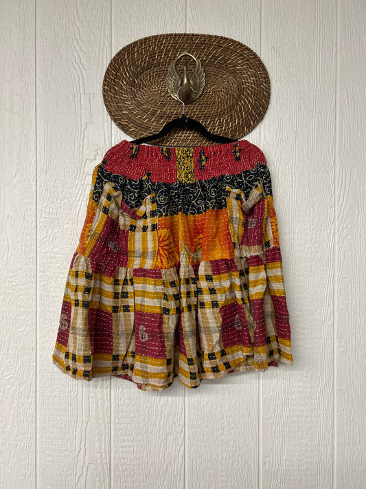 Pareo Kantha Meadow Skirt 0826 215