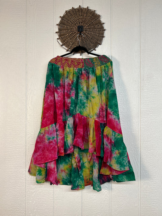 Crepe Sari Dahlia Skirt 1026 161