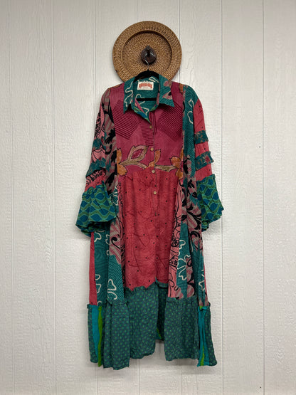 Crepe Sari Rhiannon Duster Dress 0226 241