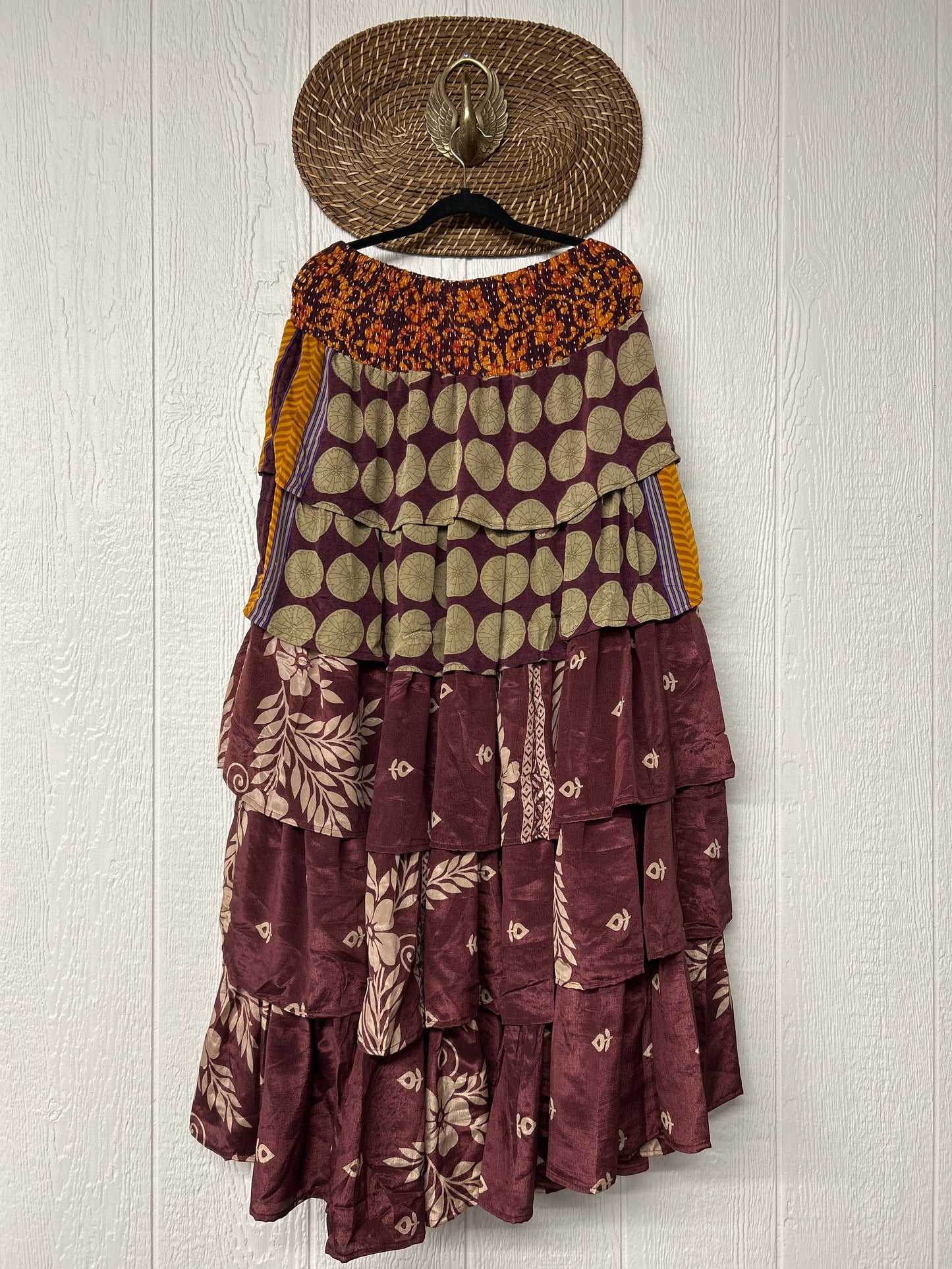 Rasgulla Sari Venus Ruffle Maxi 1125 052