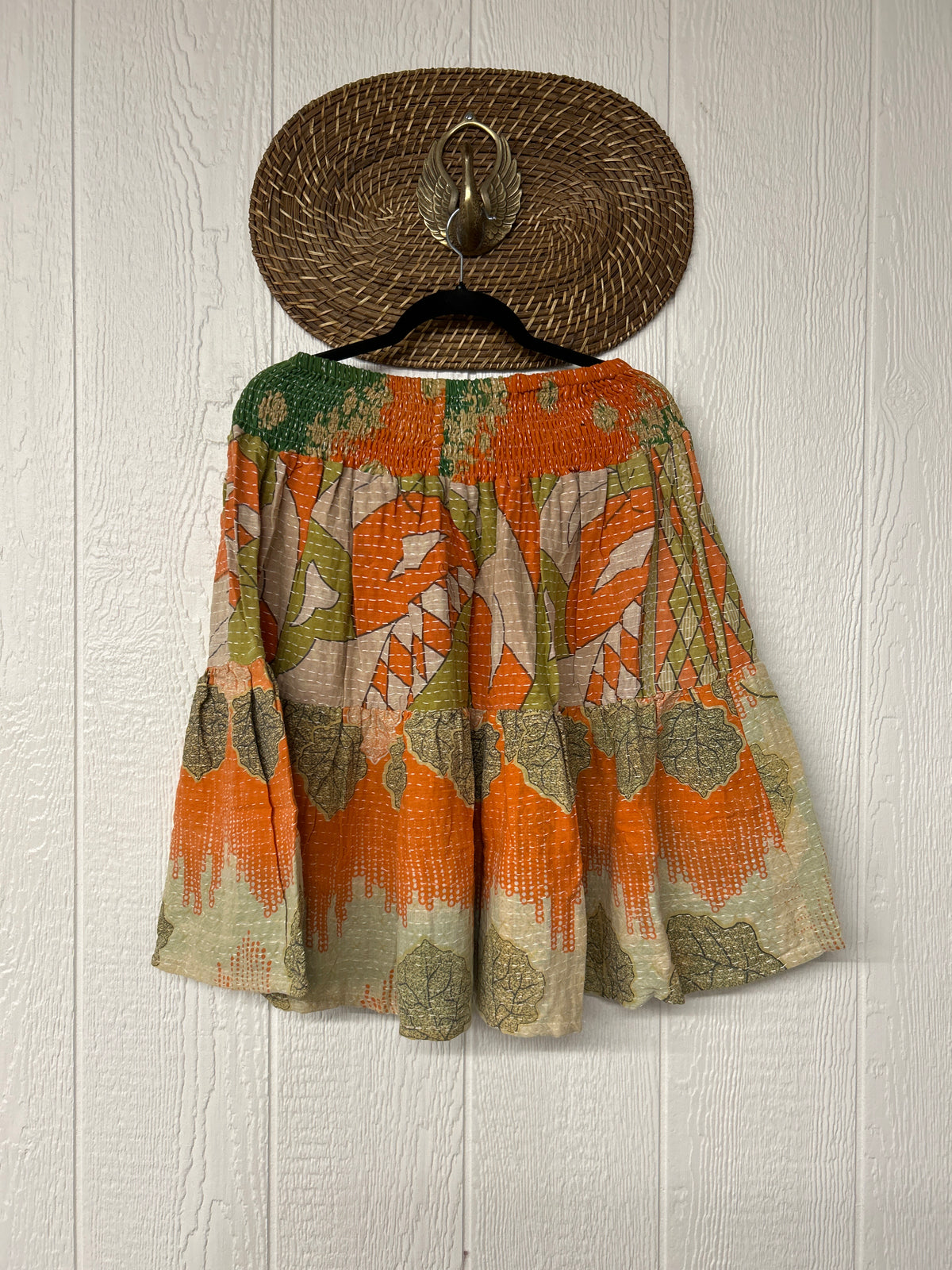 Pareo Kantha Meadow Skirt 0826 004