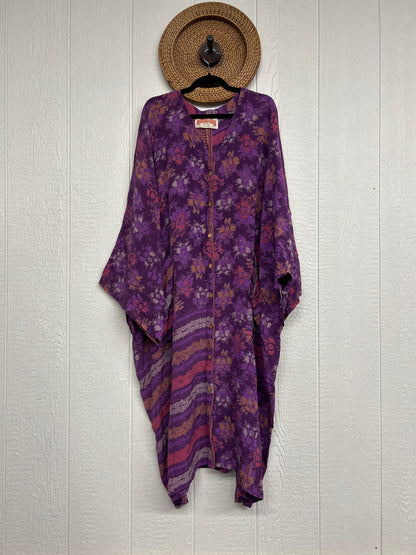 RETAIL Crepe Sari Gaia Duster Dress 0826 163