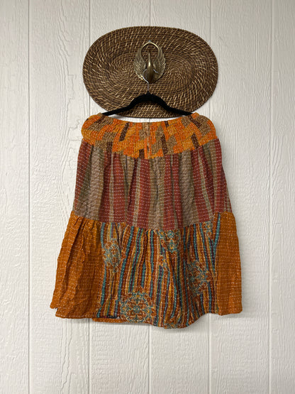 Pareo Kantha Meadow Skirt 0826 254