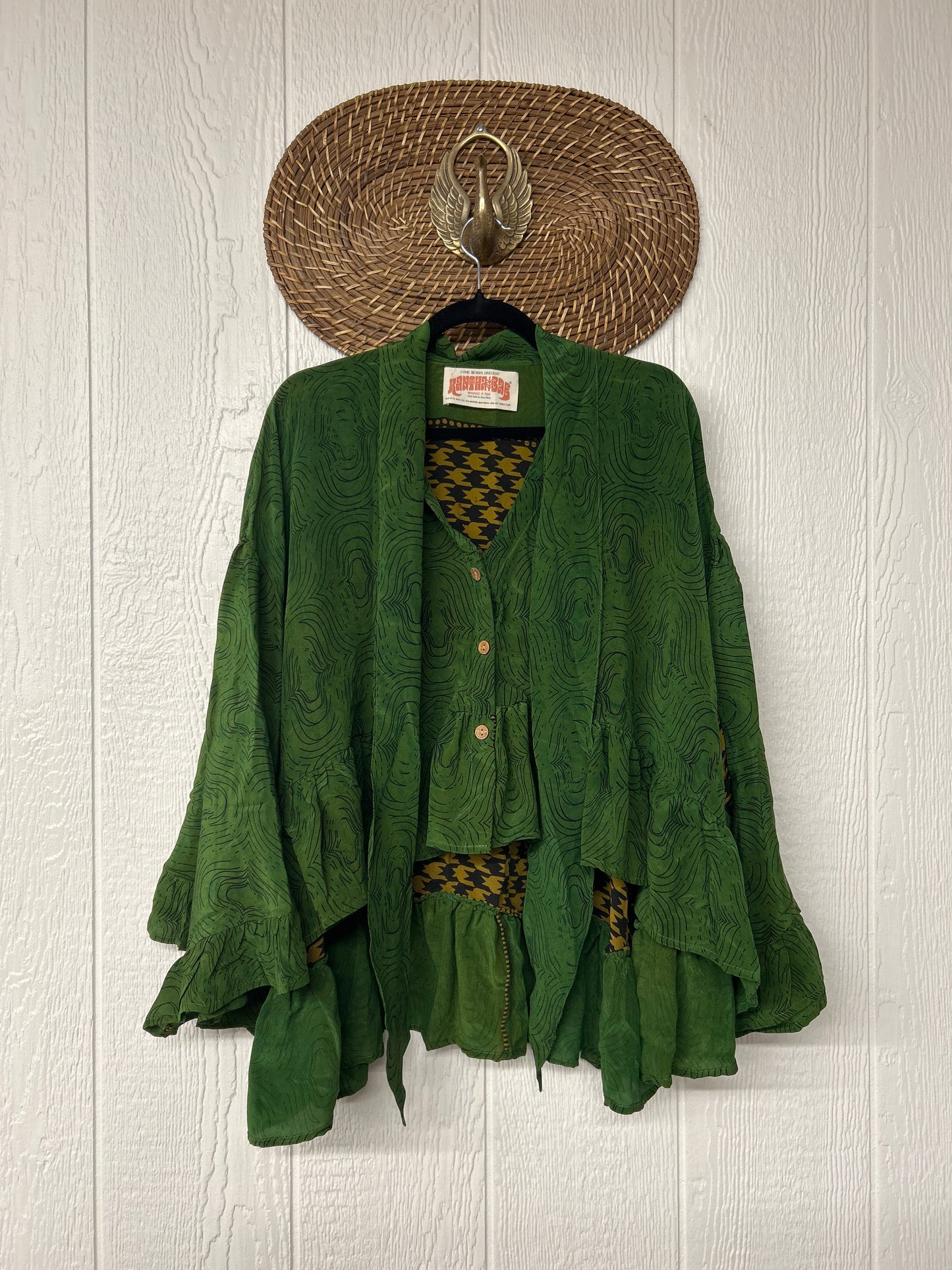 Crepe Sari Wild Rose Top 1225 201