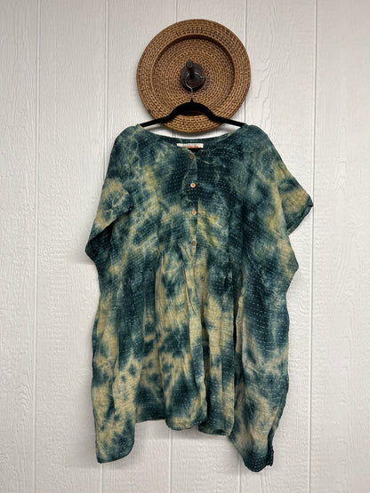 RETAIL Pareo Kantha Daydreamer Button Down Mini  0526 039