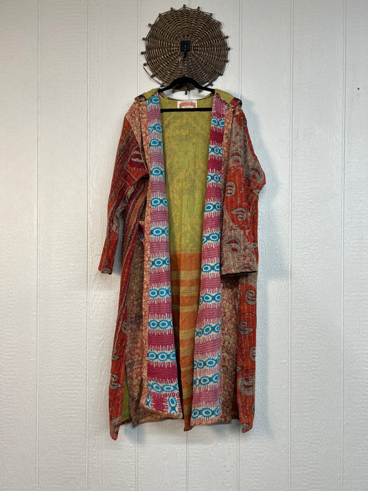 Fine Kantha Rising Sun Coat 1026 096