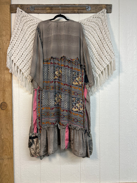 Rasgulla Sari Rhiannon Kimono 0826 130