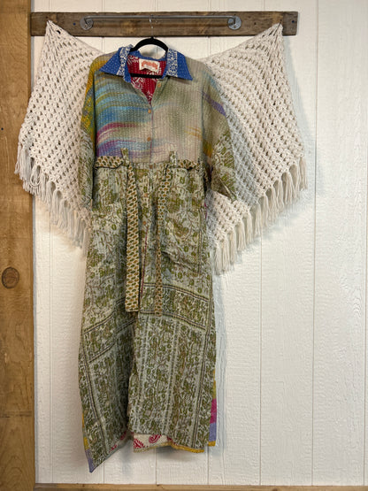 Pareo Kantha Gravity Duster Dress 0226 169