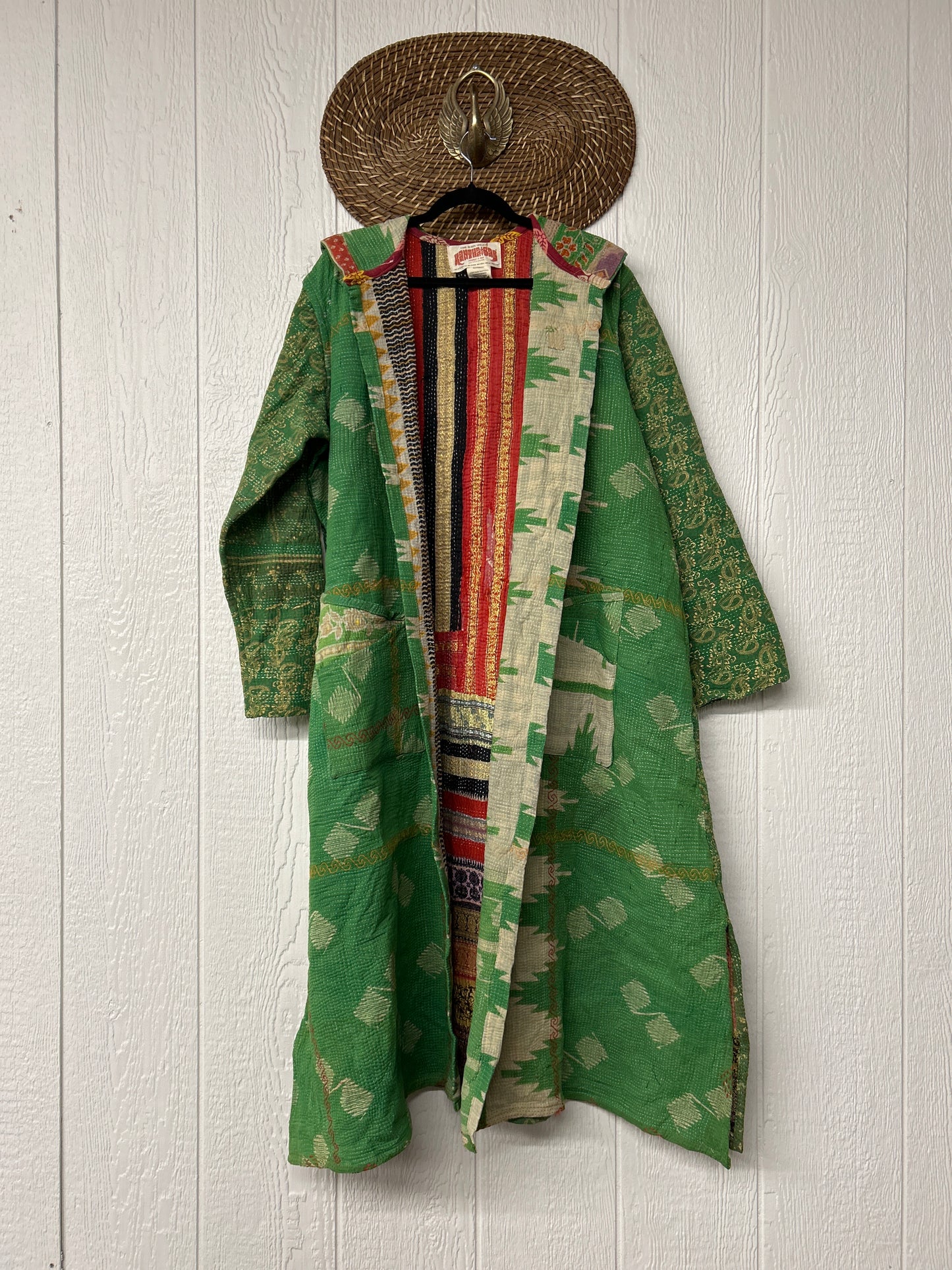 Fine Kantha Rising Sun Coat 1125 034