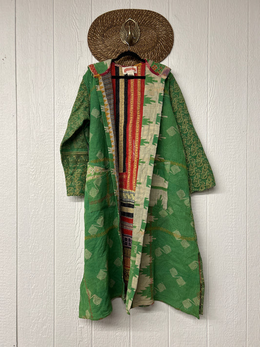 Fine Kantha Rising Sun Coat 1125 034