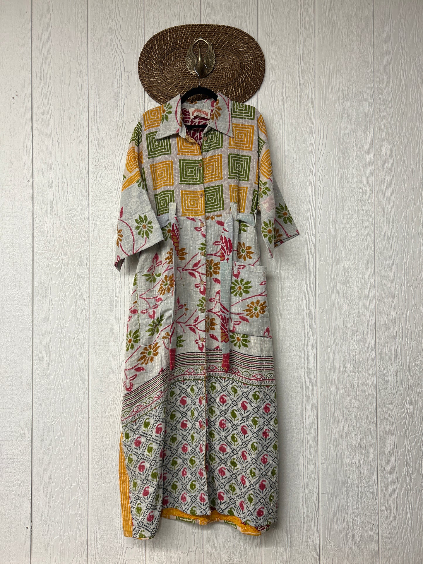 Pareo Kantha Gravity Duster Dress 0226 217