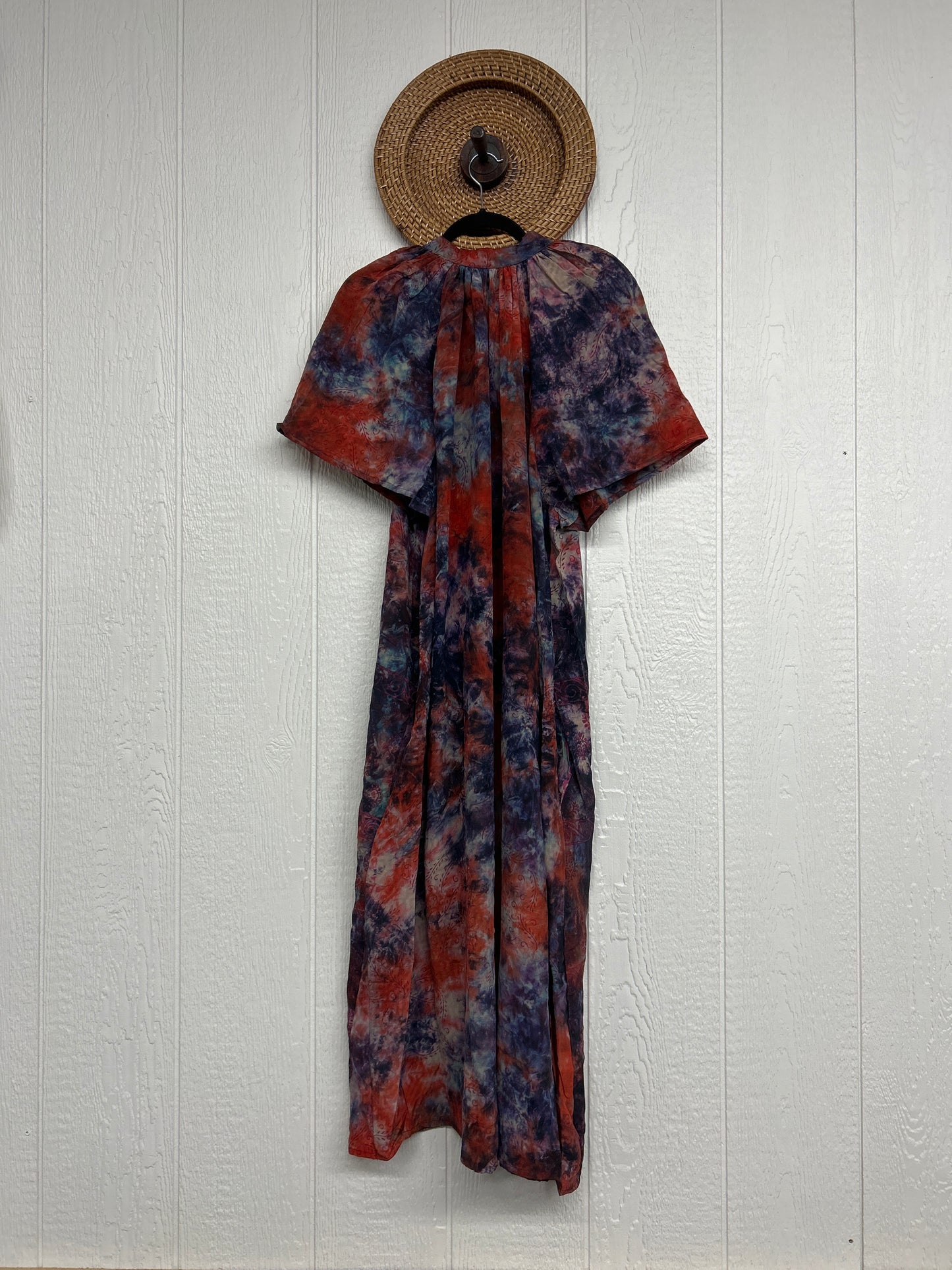 Crepe Sari Summer Woodstock Duster 0626 070