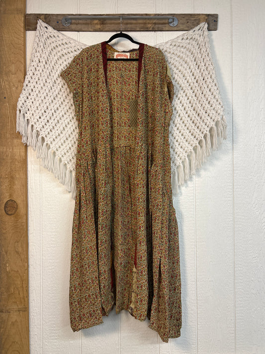 Crepe Sari Summer Evermore Kimono 0726 155