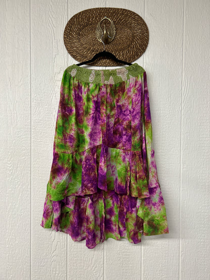Crepe Sari Dahlia Skirt 1026 103