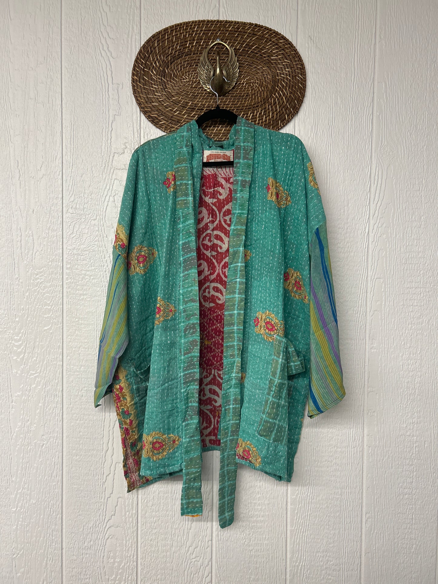 Pareo Kantha Shortie Majestic Kimono 0326 073