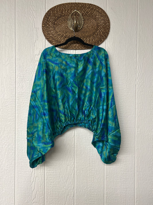 Crepe Sari Luna Crop Top 0126 173