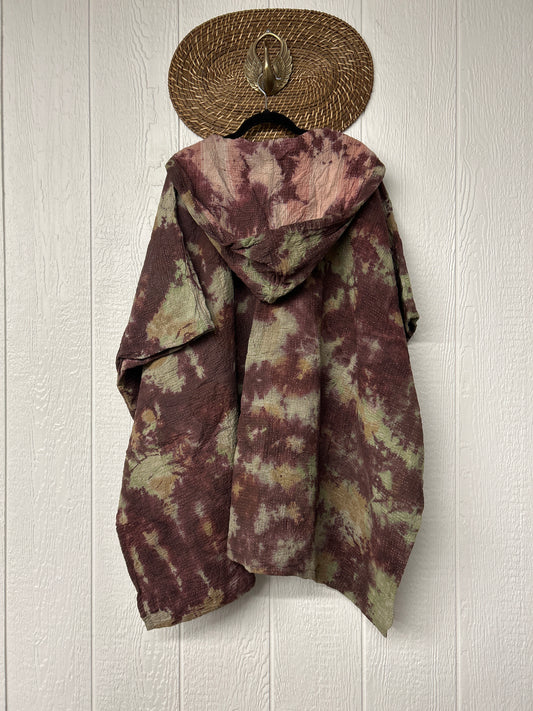 Aura Edit Fine Kantha Wanderlust Poncho 1026 009