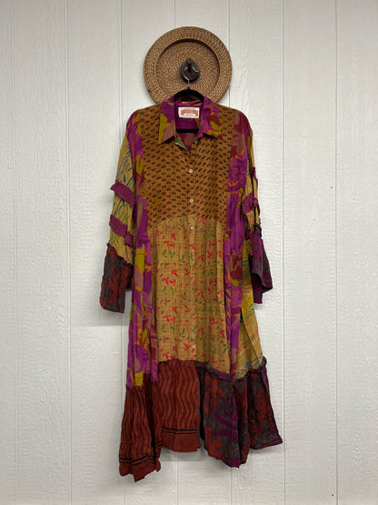 Crepe Sari Rhiannon Duster Dress 0226 174