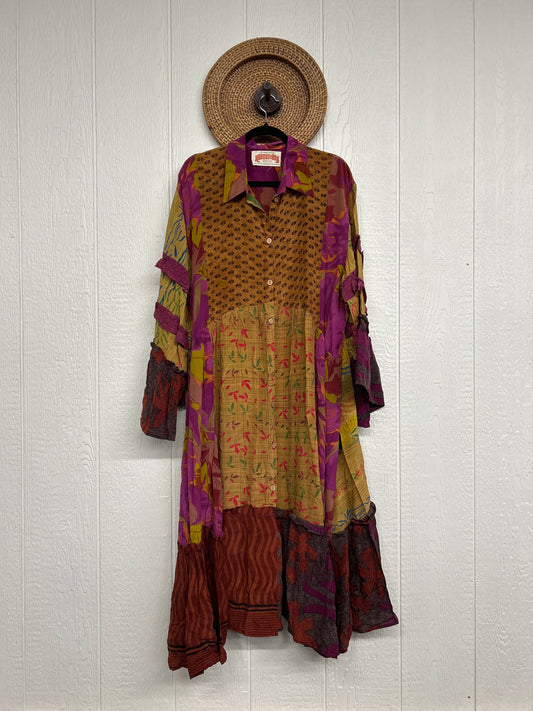 Crepe Sari Rhiannon Duster Dress 0226 174