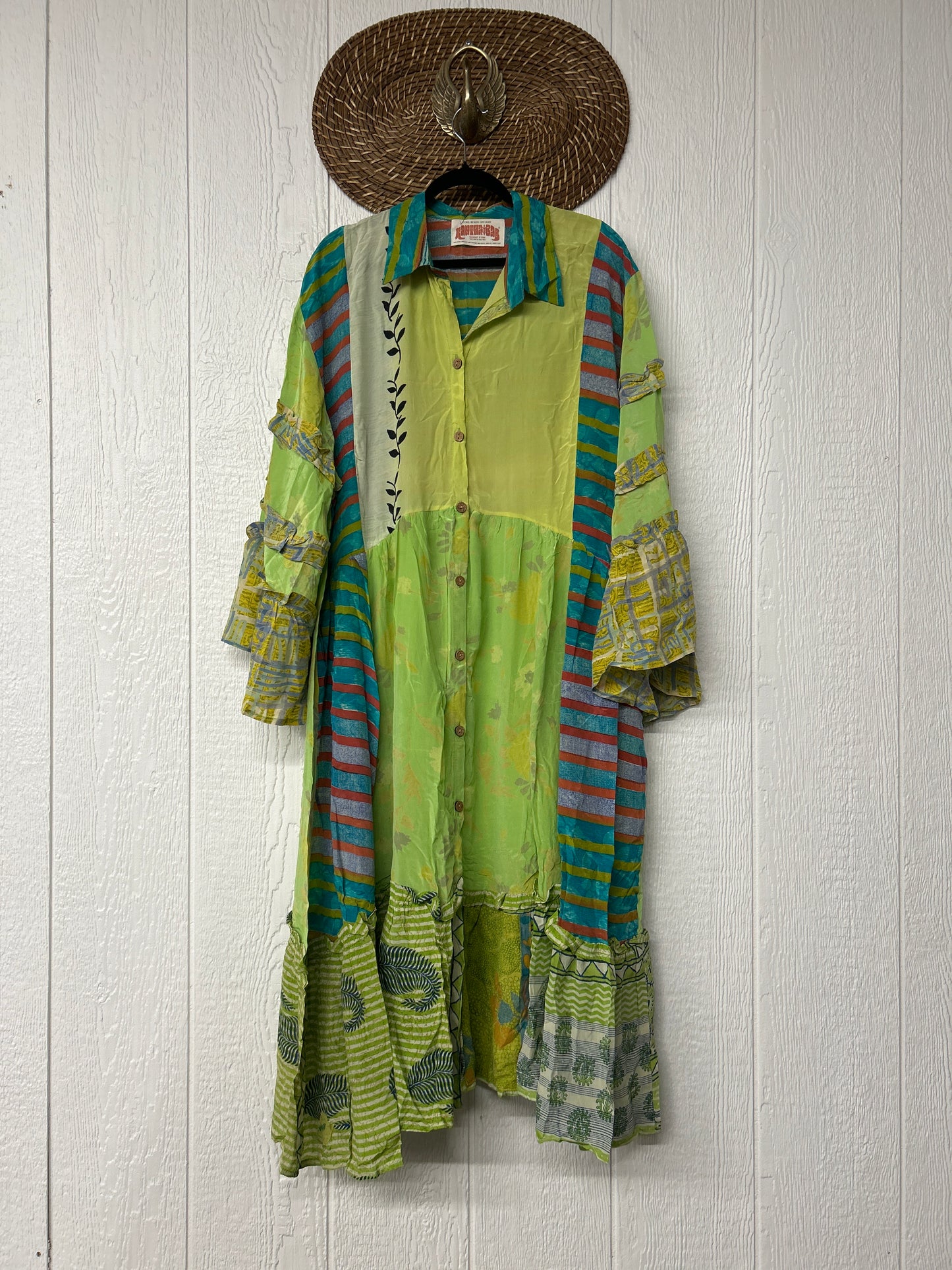 Crepe Sari Rhiannon Duster Dress 0226 053