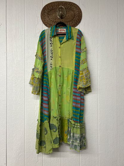 Crepe Sari Rhiannon Duster Dress 0226 053