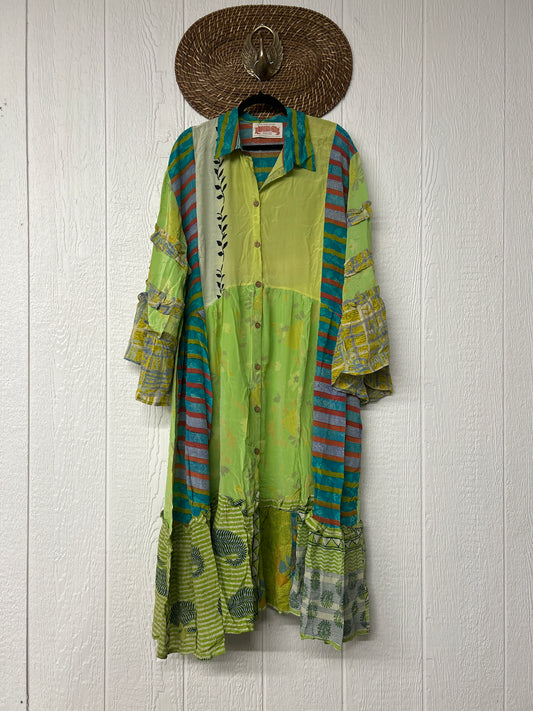 Crepe Sari Rhiannon Duster Dress 0226 053