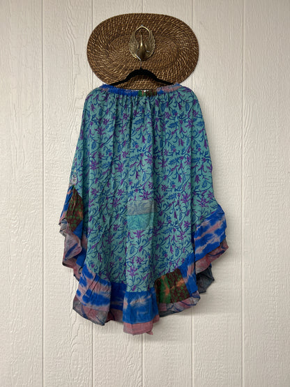 Crepe Wild Rose Skirt 1025 018