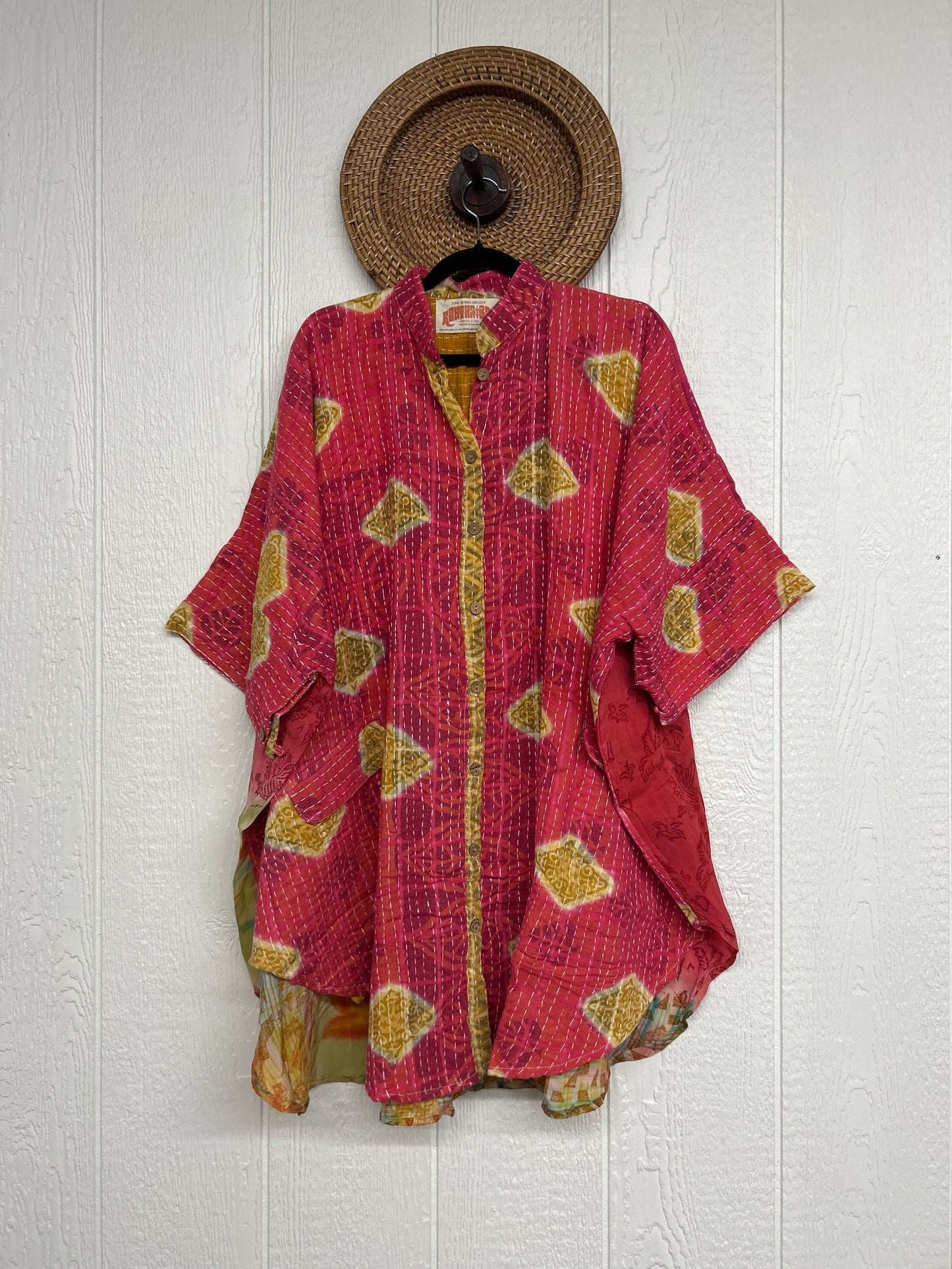 Pareo Kantha Free To Be Button-Down 0726 007