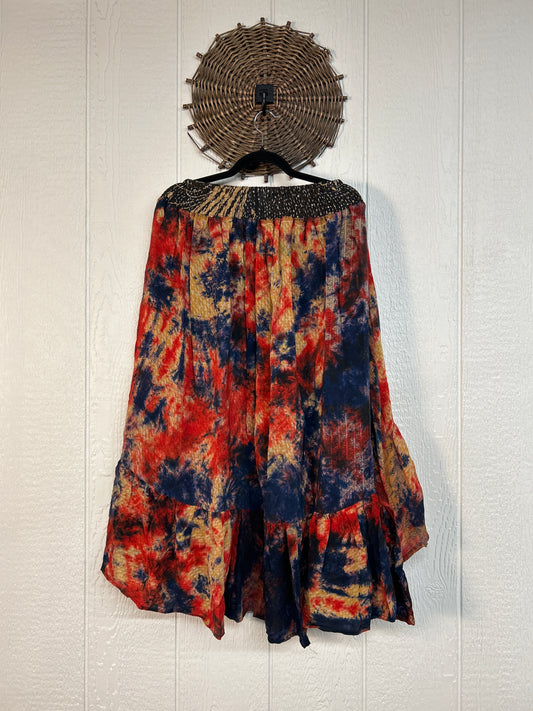 Crepe Sari Dahlia Skirt 1026 155