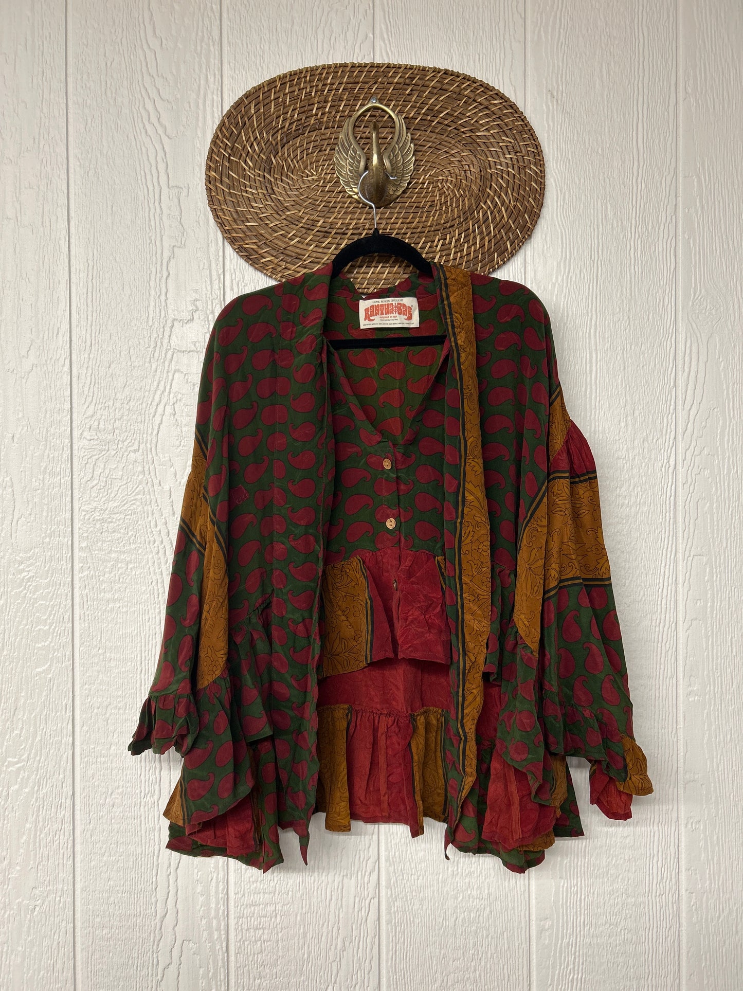 Crepe Sari Wild Rose Top 1225 161