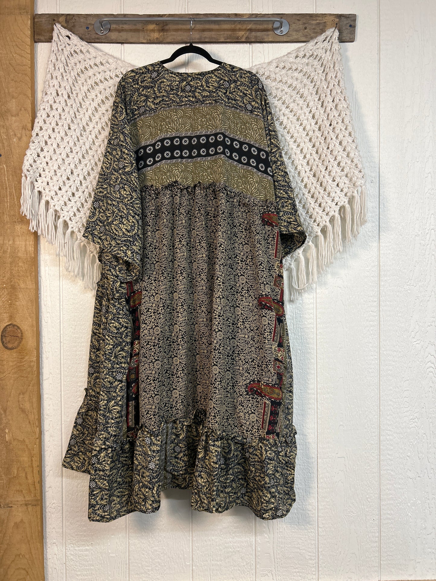 Rasgulla Sari Rhiannon Kimono 0826 043