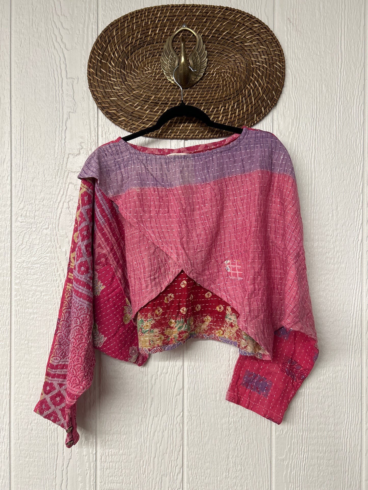 Pareo Kantha In Bloom Cropped Pullover 0326 163
