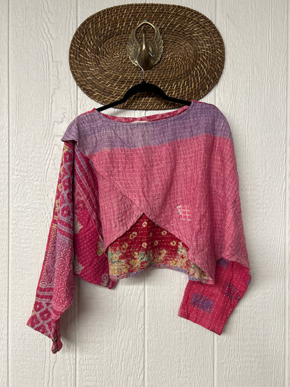 Pareo Kantha In Bloom Cropped Pullover 0326 163