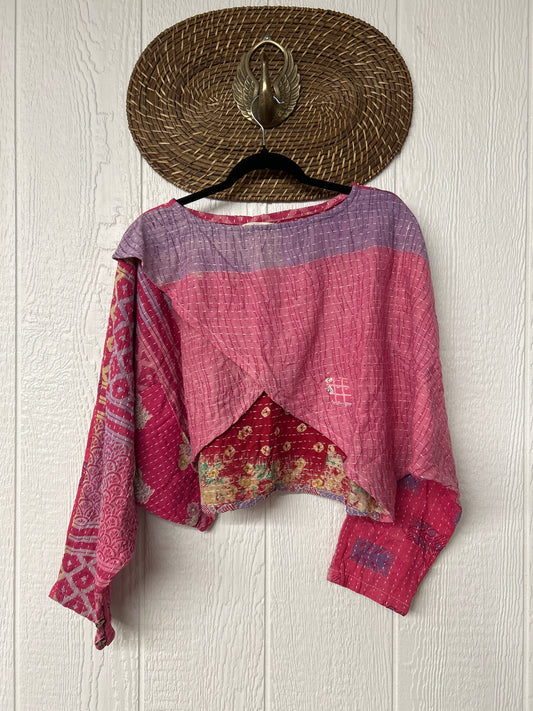 Pareo Kantha In Bloom Cropped Pullover 0326 163