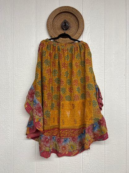 Pareo Kantha Wild Rose Skirt 0426 130