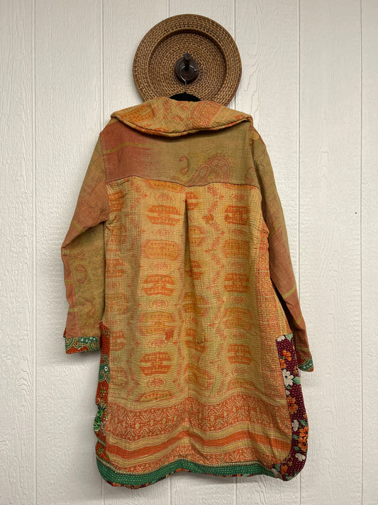 Fine Kantha Drifter Coat 1026 025