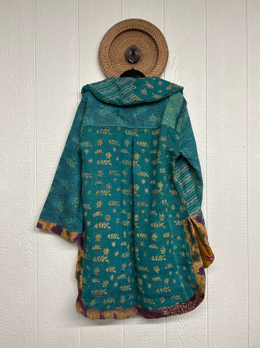 Fine Kantha Drifter Coat 1026 059