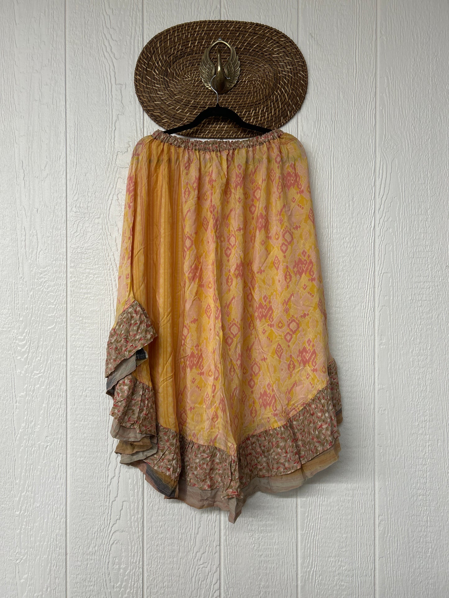 Crepe Wild Rose Skirt 1025 115