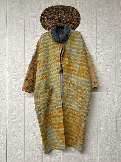 Fine Kantha Cowl Split Pullover 1225 039