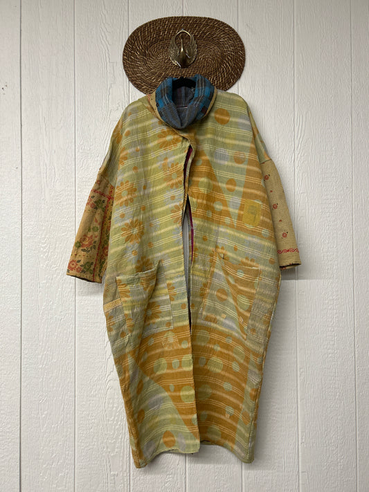 Fine Kantha Cowl Split Pullover 1225 039