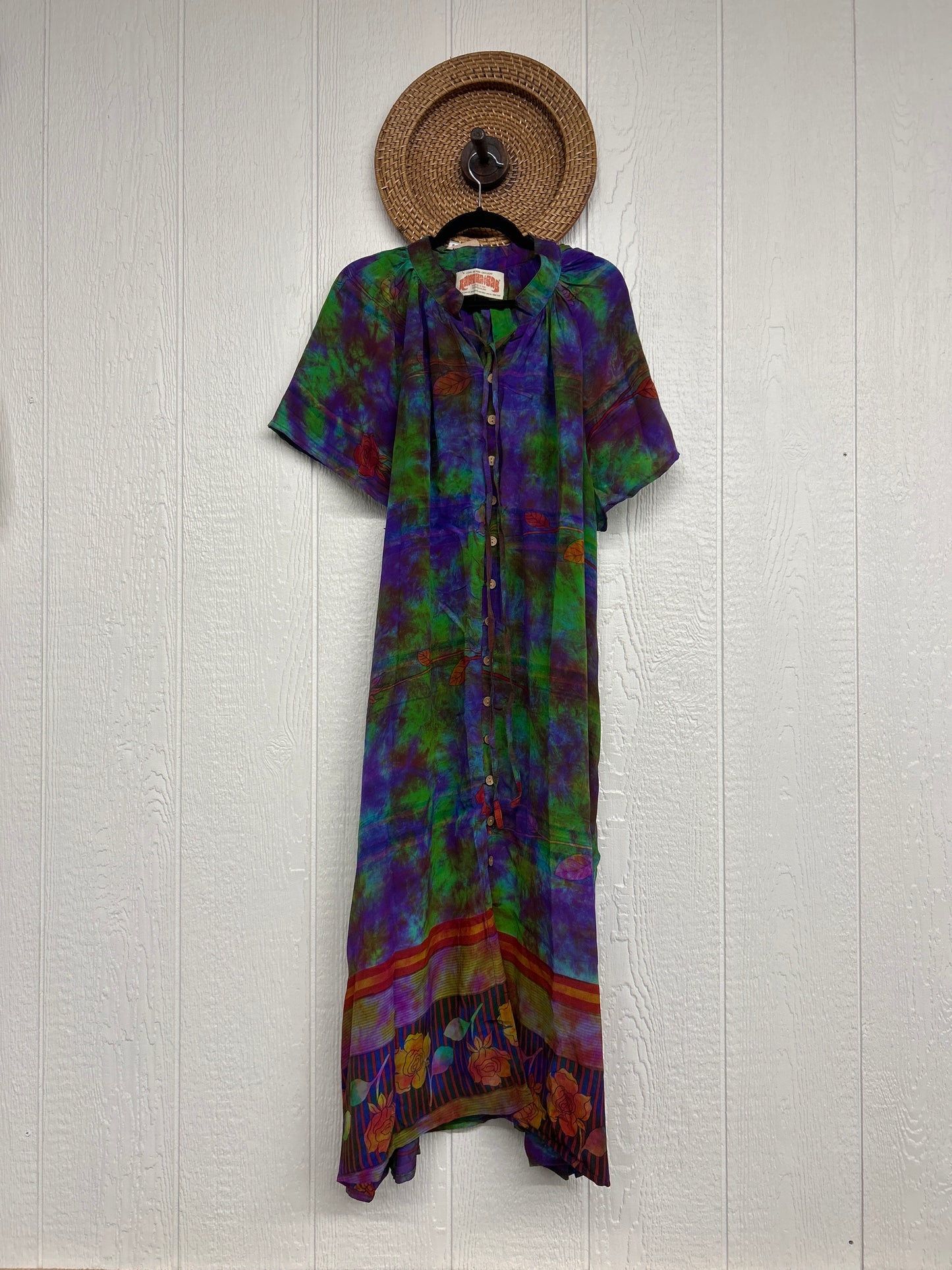 Crepe Sari Summer Woodstock Duster 0626 017