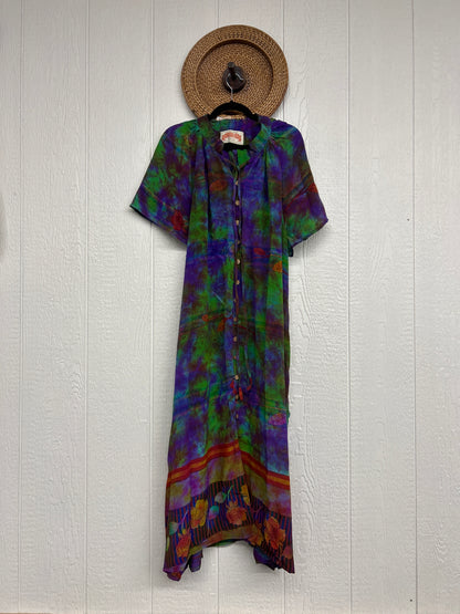 Crepe Sari Summer Woodstock Duster 0626 017