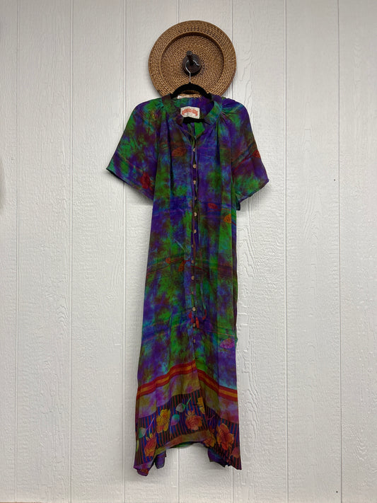 Crepe Sari Summer Woodstock Duster 0626 017
