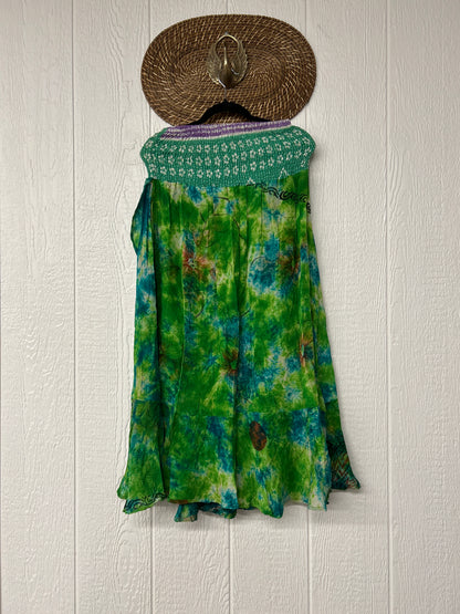 Crepe Sari Inner Peace Wrap Skirt 0626 036