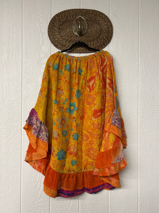 Pareo Kantha Wild Rose Skirt 0426 068