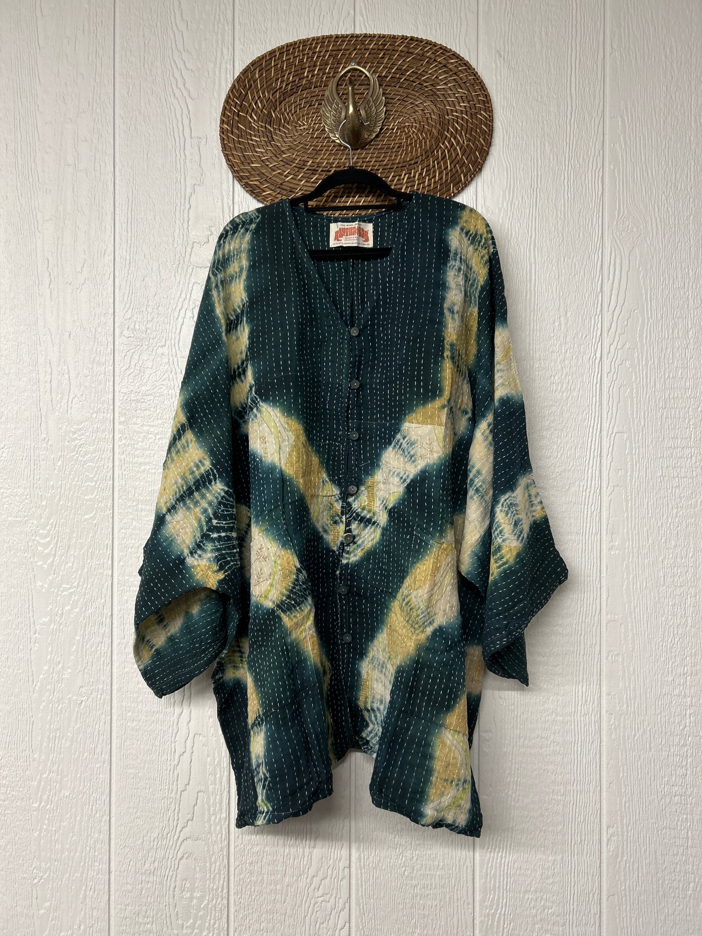 Pareo Kantha Gaia Button-Down Kimono 0526 040